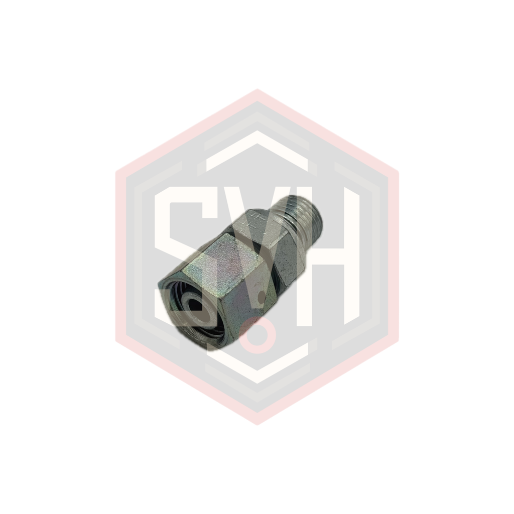  MALE STANDPIPE WITH ELASTOMER SEAL 10L - 1/4 BSPP - DIN 2353 