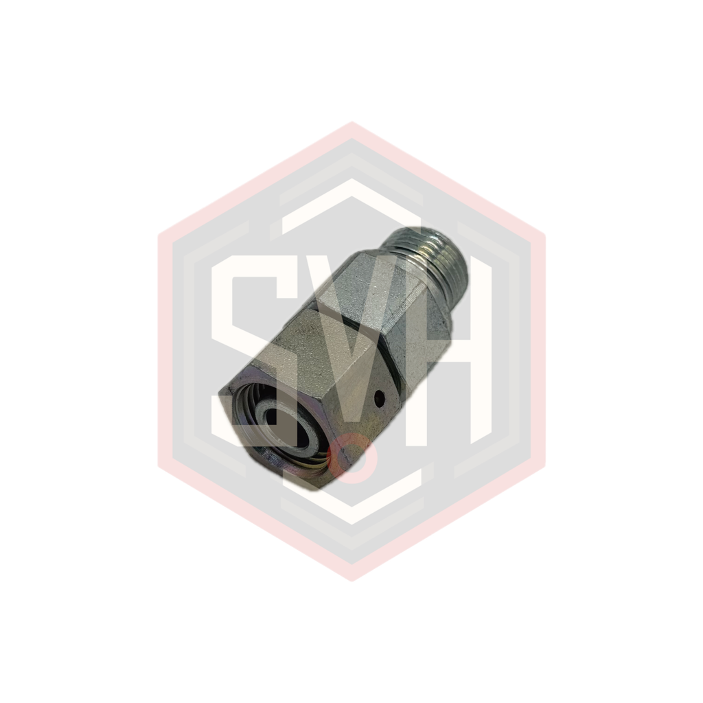  MALE STANDPIPE WITH ELASTOMER SEAL 12L - 3/8 BSPP - DIN 2353 