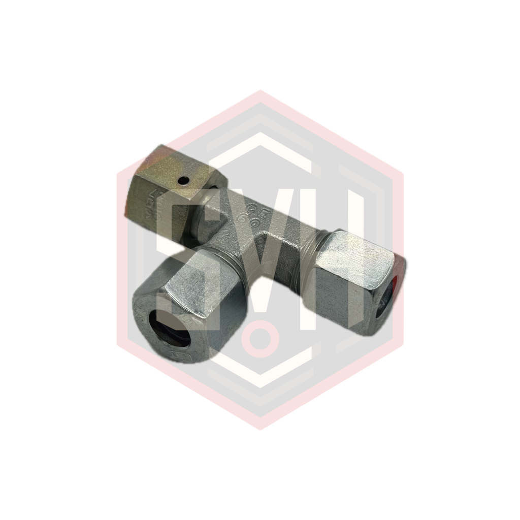  ADJUSTABLE RUN TEE 10L - DIN 2353 