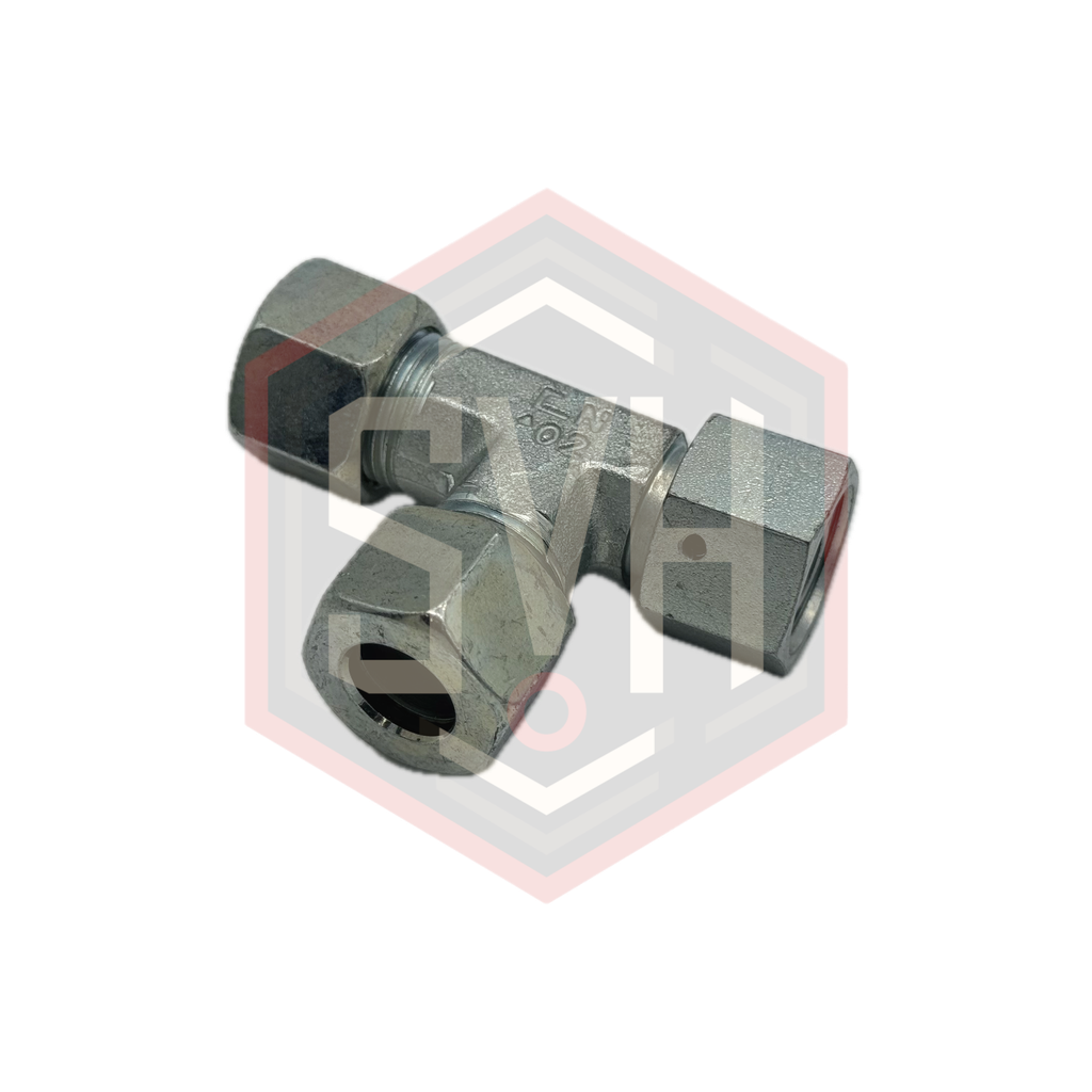  ADJUSTABLE RUN TEE 12L - DIN 2353 