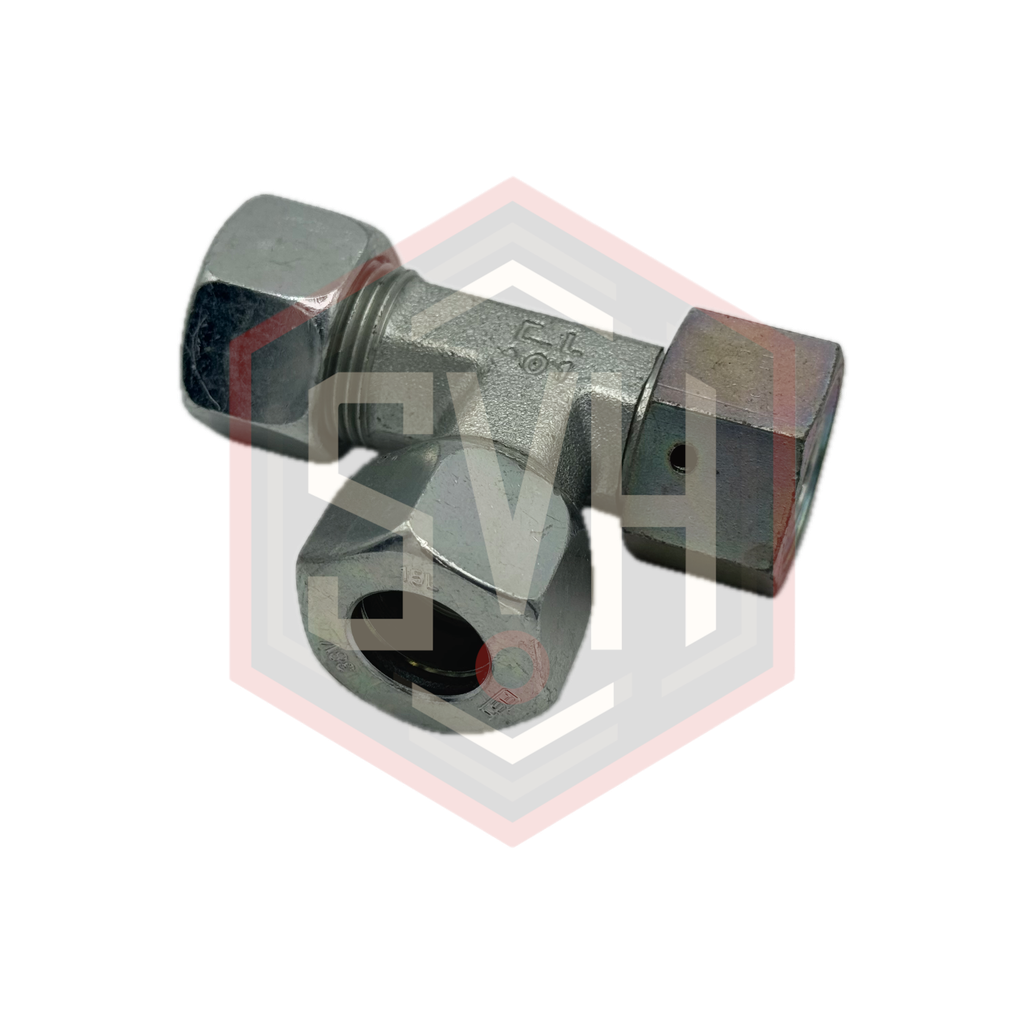  ADJUSTABLE RUN TEE 15L - DIN 2353 