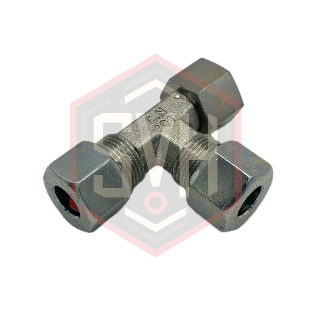  ADJUSTABLE RUN TEE 10S - DIN 2353 