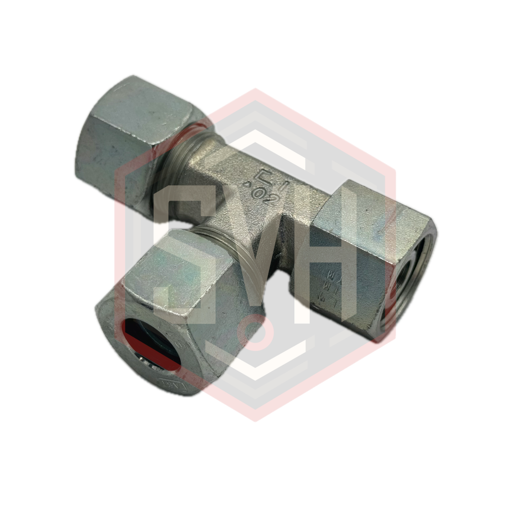  ADJUSTABLE RUN TEE 14S - DIN 2353 