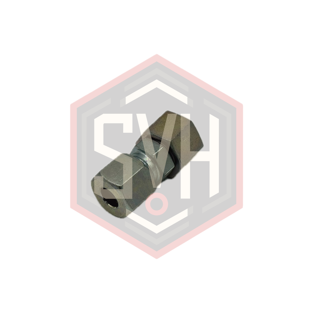  REDUCING TUBE ADAPTER WITH SWIVEL NUT 12S-10S - DIN 2353 