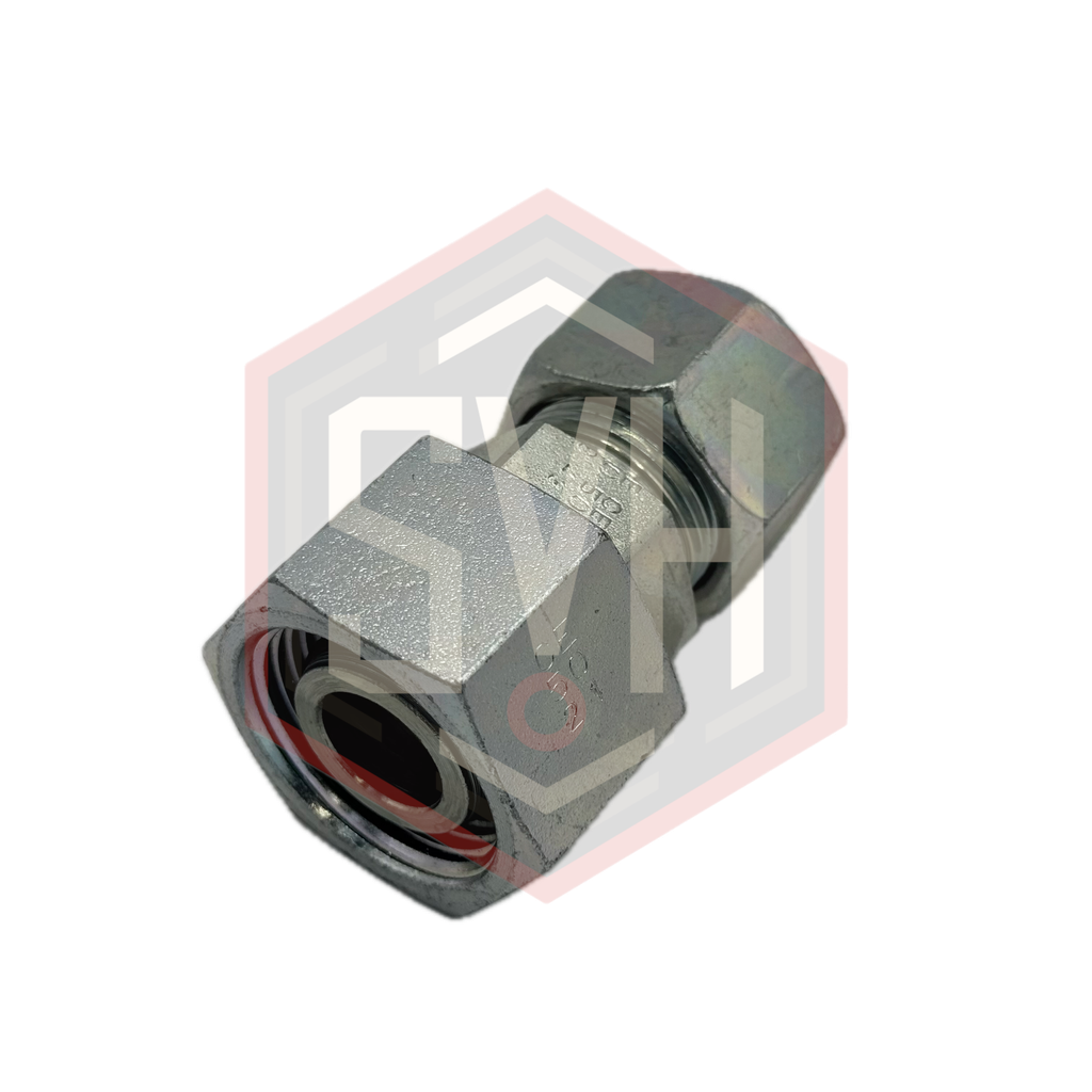  REDUCING TUBE ADAPTER WITH SWIVEL NUT 20S-16S - DIN 2353 