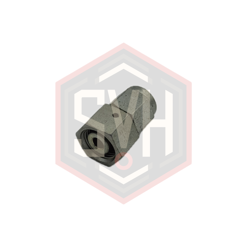  GAUGE COUPLING WITH SWIVEL NUT 12L-1/4 BSPP - DIN 2353 