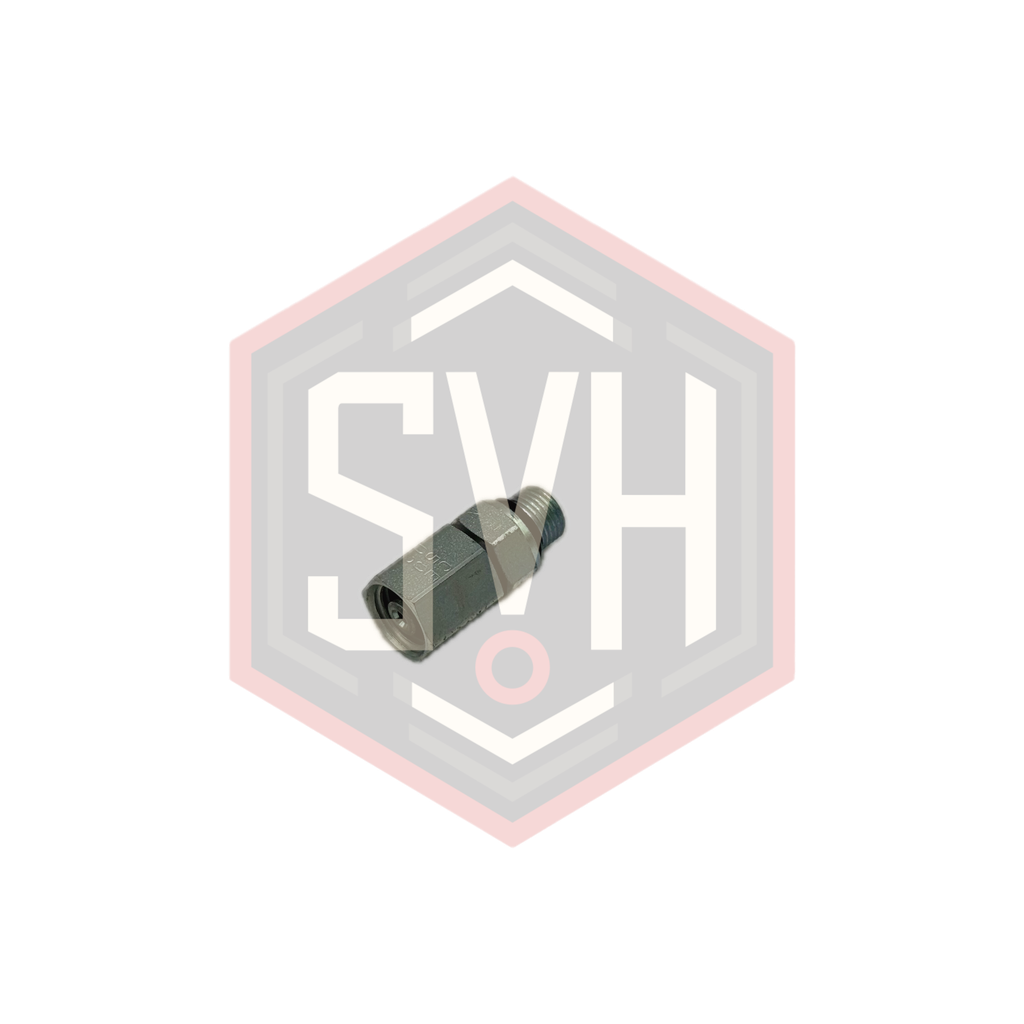  MALE STANDPIPE WITH ELASTOMER SEAL 6L - 1/4 BSPP - DIN 2353 