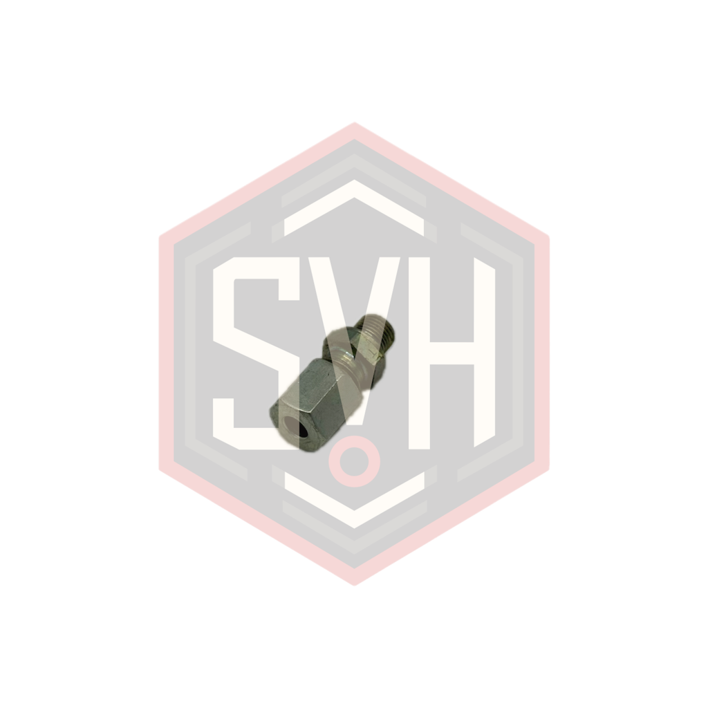  MALE STUD COUPLING WITH ELASTOMER SEAL 6L - 1/8 BSPP - DIN 2353  