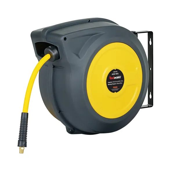 Reelworks 15M X 3/8 HiVis Safety Hose Reel