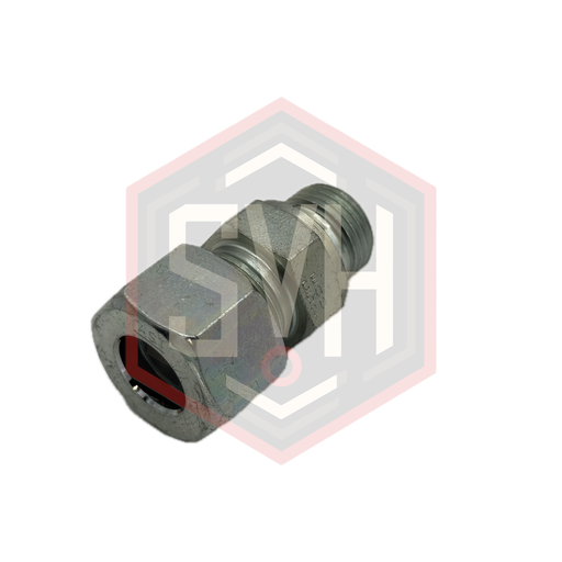 [100519]  MALE STUD COUPLING WITH ELASTOMER SEAL 16S - 1/2 BSPP - DIN 2353 