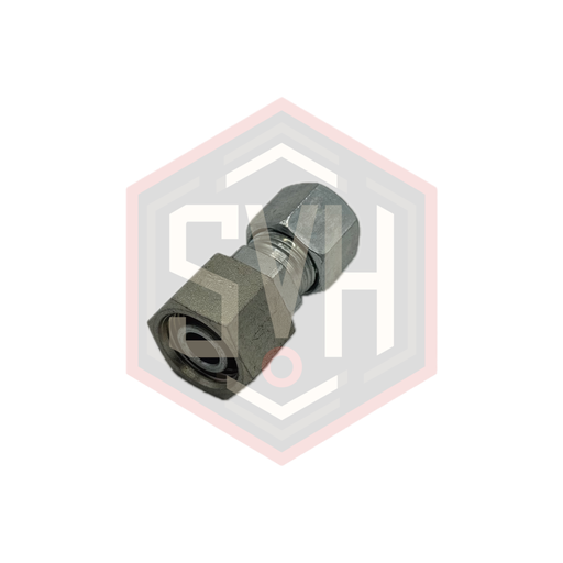 [605318]  REDUCING TUBE ADAPTER WITH SWIVEL NUT 12L-10L - DIN 2353 