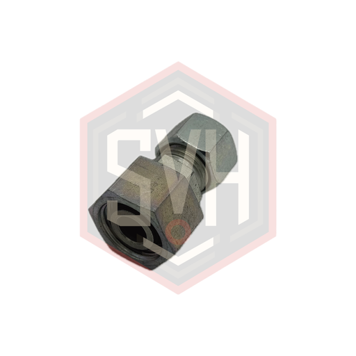 [605325]  REDUCING TUBE ADAPTER WITH SWIVEL NUT 15L-12L - DIN 2353 