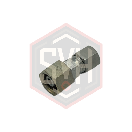 [605401]  REDUCING TUBE ADAPTER WITH SWIVEL NUT 8S-6S - DIN 2353 