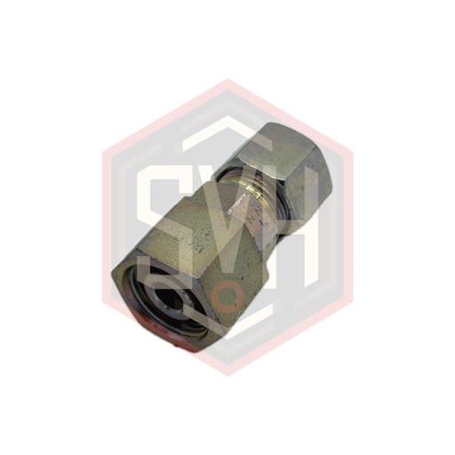 [605425]  REDUCING TUBE ADAPTER WITH SWIVEL NUT 14S-12S - DIN 2353 