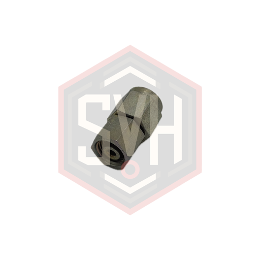 [606005]  GAUGE COUPLING WITH SWIVEL NUT 8L-1/4 BSPP - DIN 2353 