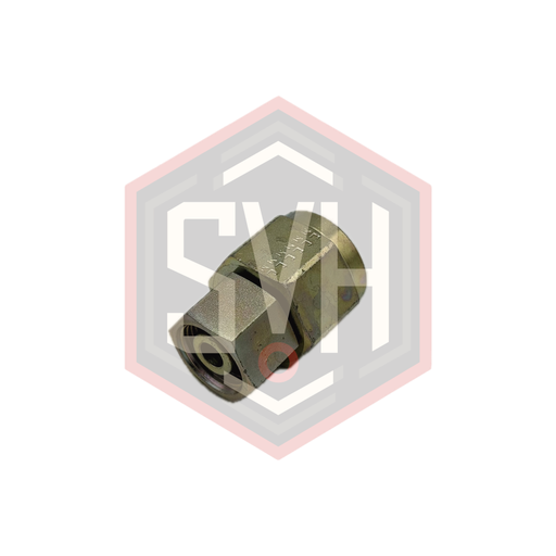 [606017]  GAUGE COUPLING WITH SWIVEL NUT 12S-1/2 BSPP - DIN 2353 